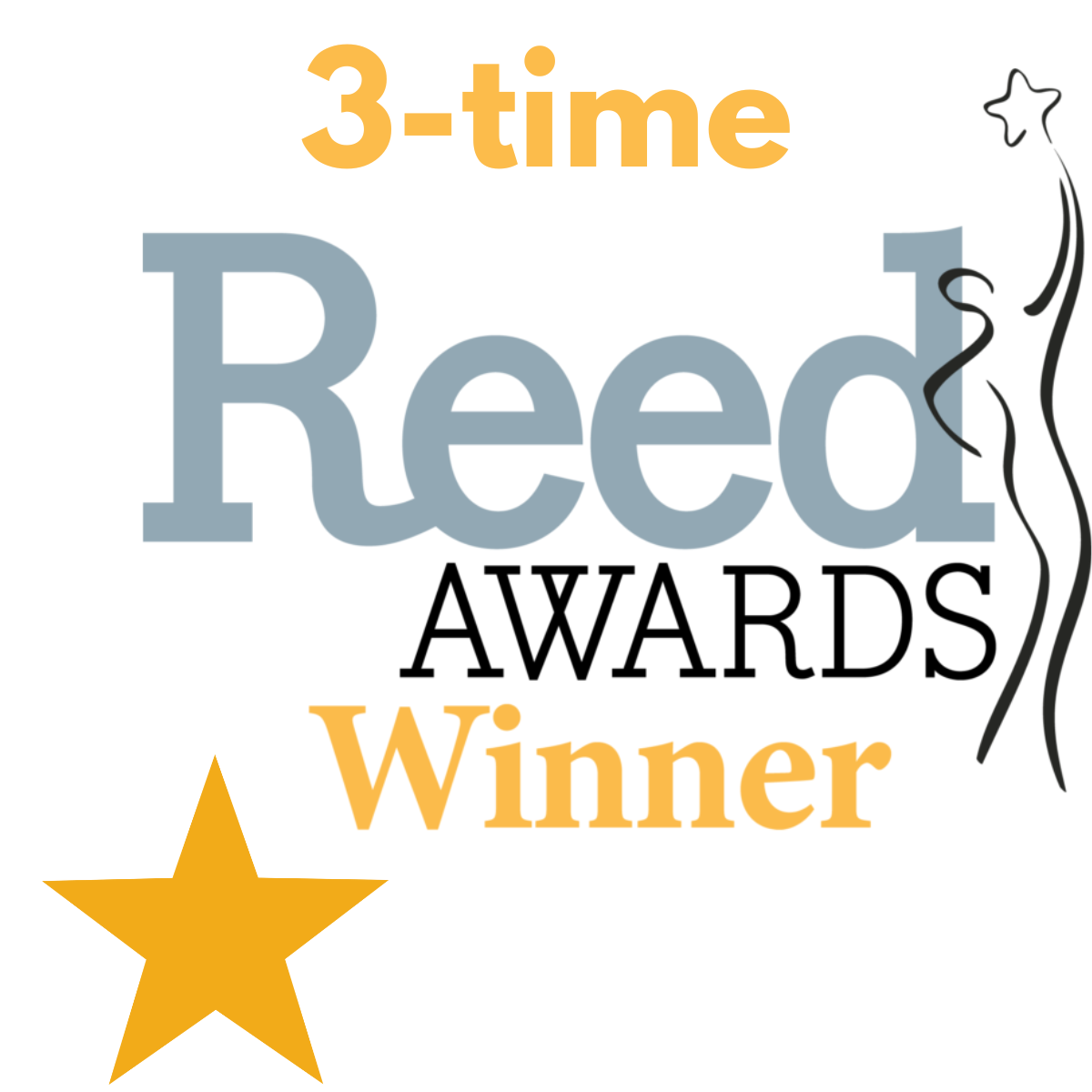 3-time Reed Awards winner